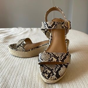 Lane Bryant Snakeskin Espadrille - 9W